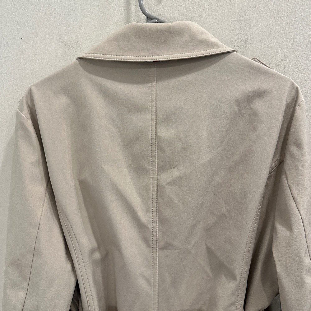 Tommy Hilfiger Heritage Single Breasted Belted Trench Coat Beige XL Preppy - Picture 10 of 16
